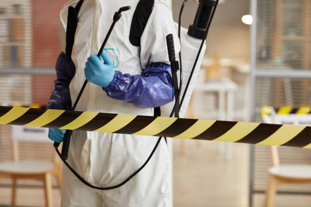 Professional Biohazard Cleanup technician working in Merritt Island, FL